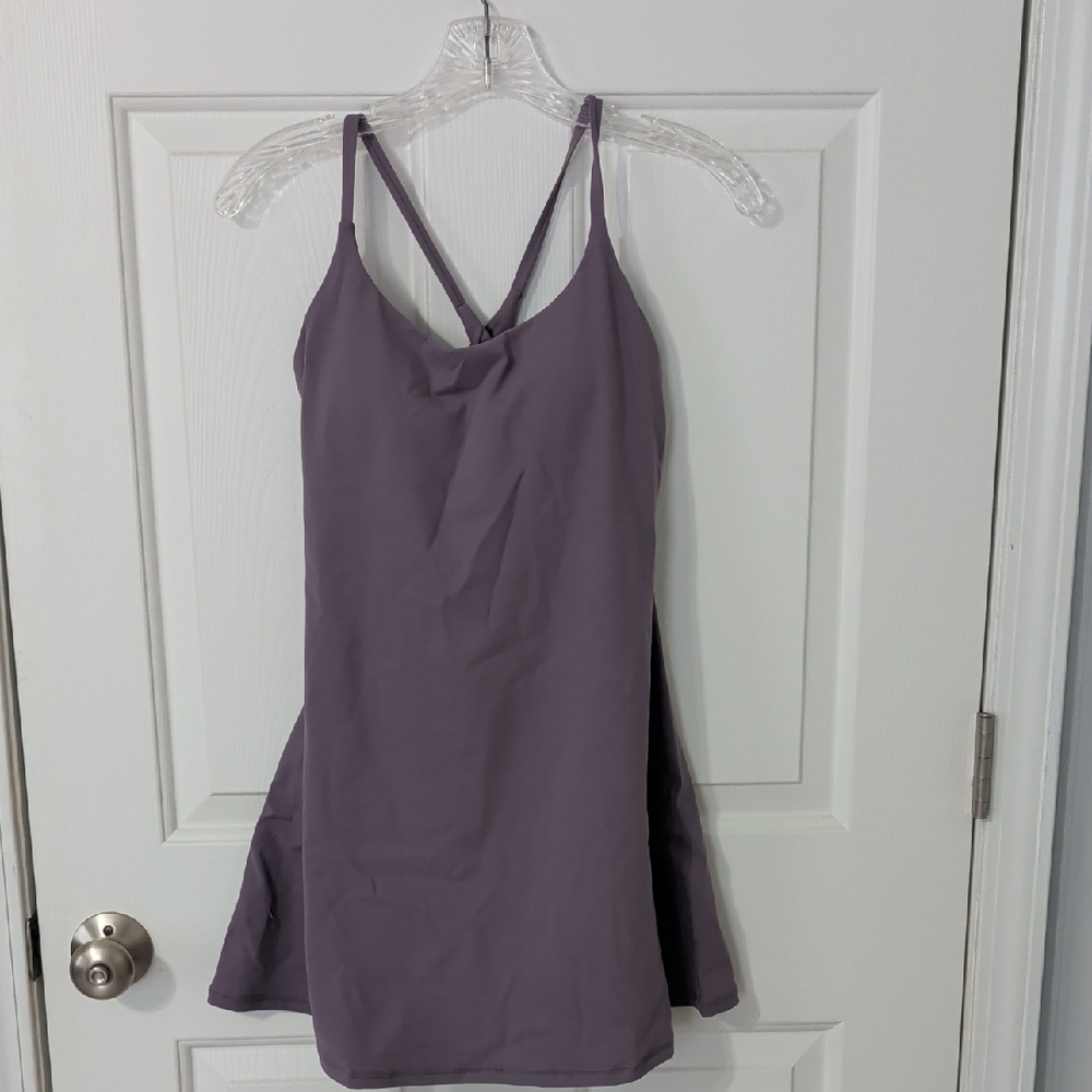 Halara Softly Zero Purple Strappy Dress Easy Peezy